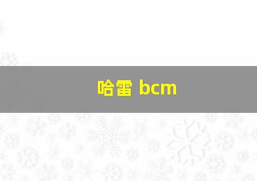 哈雷 bcm